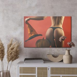 Peinture sur toile Femme Sexy En Costume D'halloween – Image 3