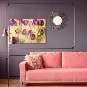 Peinture sur toile Tulipes De Style Rétro – Image 4