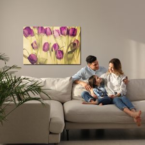 Peinture sur toile Tulipes De Style Rétro – Image 7