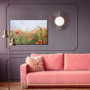 Peinture sur toile Coquelicots Dans Le Pré – Image 4