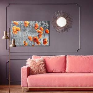 Peinture sur toile Beaux Coquelicots De Prairie – Image 4