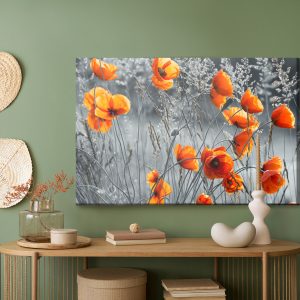Peinture sur toile Beaux Coquelicots De Prairie – Image 5