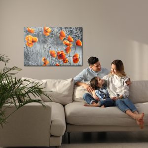 Peinture sur toile Beaux Coquelicots De Prairie – Image 7