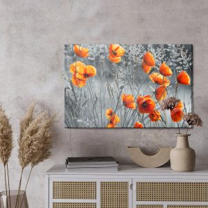 Peinture sur toile Beaux Coquelicots De Prairie – Image 3