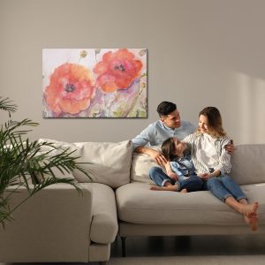 Peinture sur toile Coquelicots Peints – Image 7