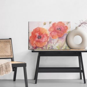Peinture sur toile Coquelicots Peints – Image 6