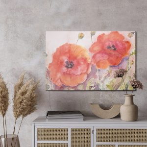 Peinture sur toile Coquelicots Peints – Image 3