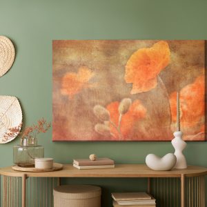 Peinture sur toile Coquelicots Dans Un Style Vintage – Image 5
