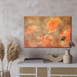 Peinture sur toile Coquelicots Dans Un Style Vintage – Image 3