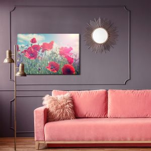 Peinture sur toile Coquelicots Au Soleil – Image 4