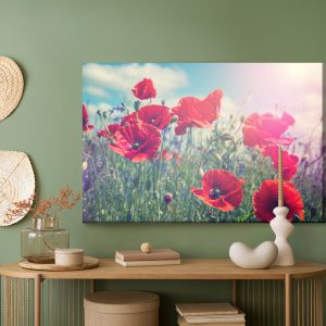 Peinture sur toile Coquelicots Au Soleil – Image 5