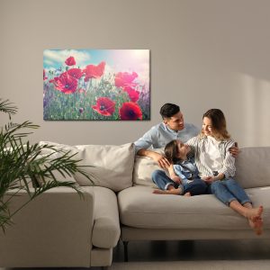Peinture sur toile Coquelicots Au Soleil – Image 7