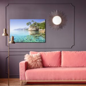 Peinture sur toile Image Makarska Riviera, Croatie 120X80 – Image 4