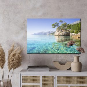 Peinture sur toile Image Makarska Riviera, Croatie 120X80 – Image 3
