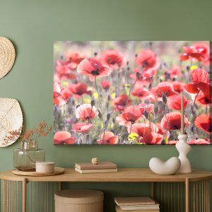 Peinture sur toile Coquelicots Au Soleil – Image 5