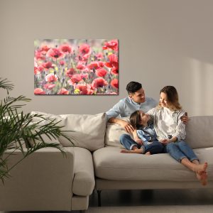 Peinture sur toile Coquelicots Au Soleil – Image 7