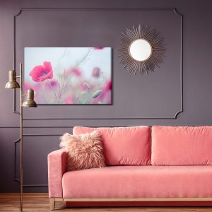 Peinture sur toile Coquelicots Délicats – Image 4