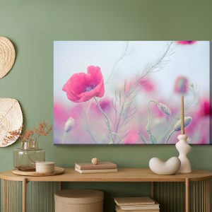 Peinture sur toile Coquelicots Délicats – Image 5