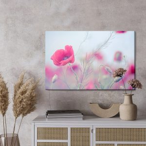 Peinture sur toile Coquelicots Délicats – Image 3