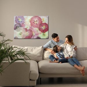 Peinture sur toile Belles Fleurs Colorées – Image 7