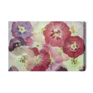 Peinture sur toile Belles Fleurs Colorées – Image 2