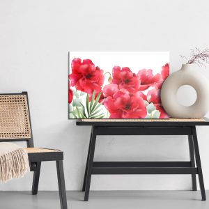 Peinture sur toile Beaux Coquelicots Dans Un Style Rétro – Image 6