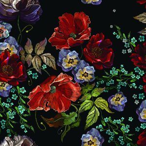 Peinture sur toile Belles Fleurs Colorées – Image 1