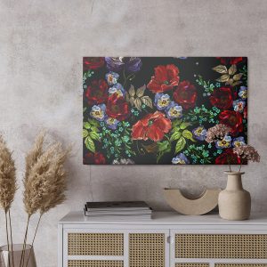 Peinture sur toile Belles Fleurs Colorées – Image 3