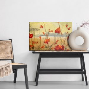 Peinture sur toile Coquelicots Rouges Sauvages – Image 6