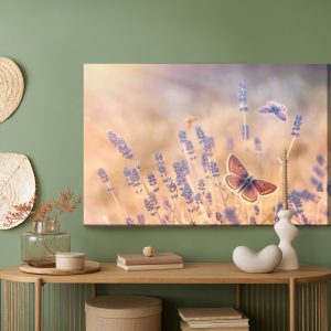 Peinture sur toile Papillons Parmi La Lavande – Image 5