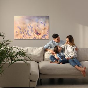 Peinture sur toile Papillons Parmi La Lavande – Image 7