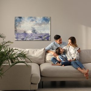 Peinture sur toile Artistique Lavande Pays – Image 7