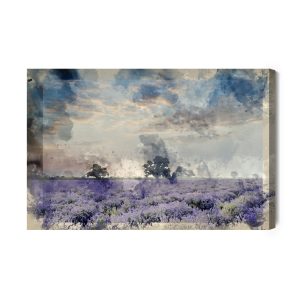 Peinture sur toile Artistique Lavande Pays – Image 2