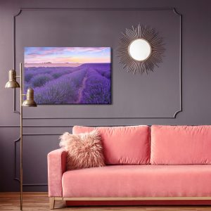 Peinture sur toile Champ De Lavande – Image 4