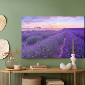 Peinture sur toile Champ De Lavande – Image 5