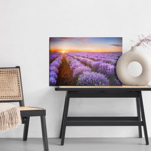 Peinture sur toile Lavande Au Coucher Du Soleil – Image 6