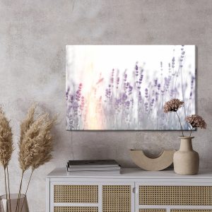 Peinture sur toile Lavande Au Coucher Du Soleil – Image 3