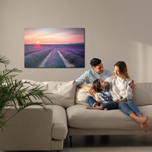 Peinture sur toile Le Champ De Lavande En Fleurs – Image 7