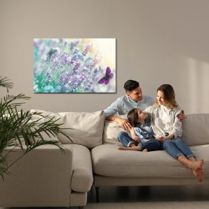 Peinture sur toile Lavande Et Papillons – Image 7