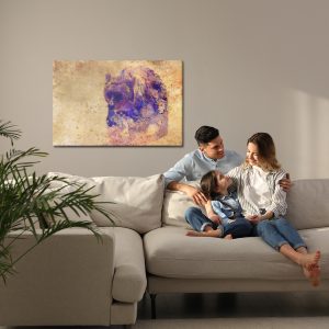 Peinture sur toile Ours Féroce – Image 7