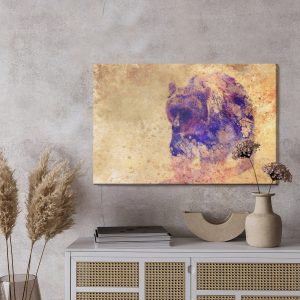 Peinture sur toile Ours Féroce – Image 3