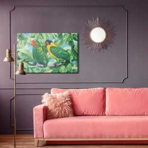 Peinture sur toile Beaux Perroquets Colorés – Image 4