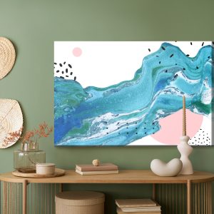 Peinture sur toile Vagues Abstraites – Image 5