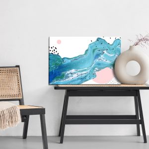 Peinture sur toile Vagues Abstraites – Image 6
