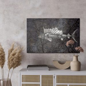 Peinture sur toile Voilier De Style Steampunk – Image 3