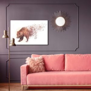 Peinture sur toile Ours Comme Peint – Image 4