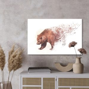 Peinture sur toile Ours Comme Peint – Image 3