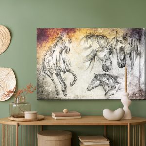 Peinture sur toile Chevaux Comme Peints – Image 5