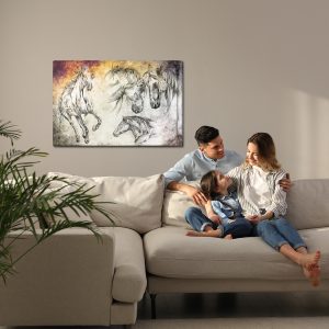 Peinture sur toile Chevaux Comme Peints – Image 7