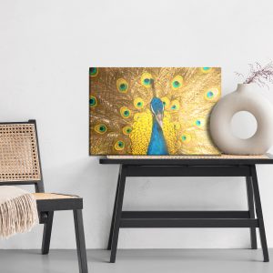 Peinture sur toile Beau Paon Coloré – Image 6